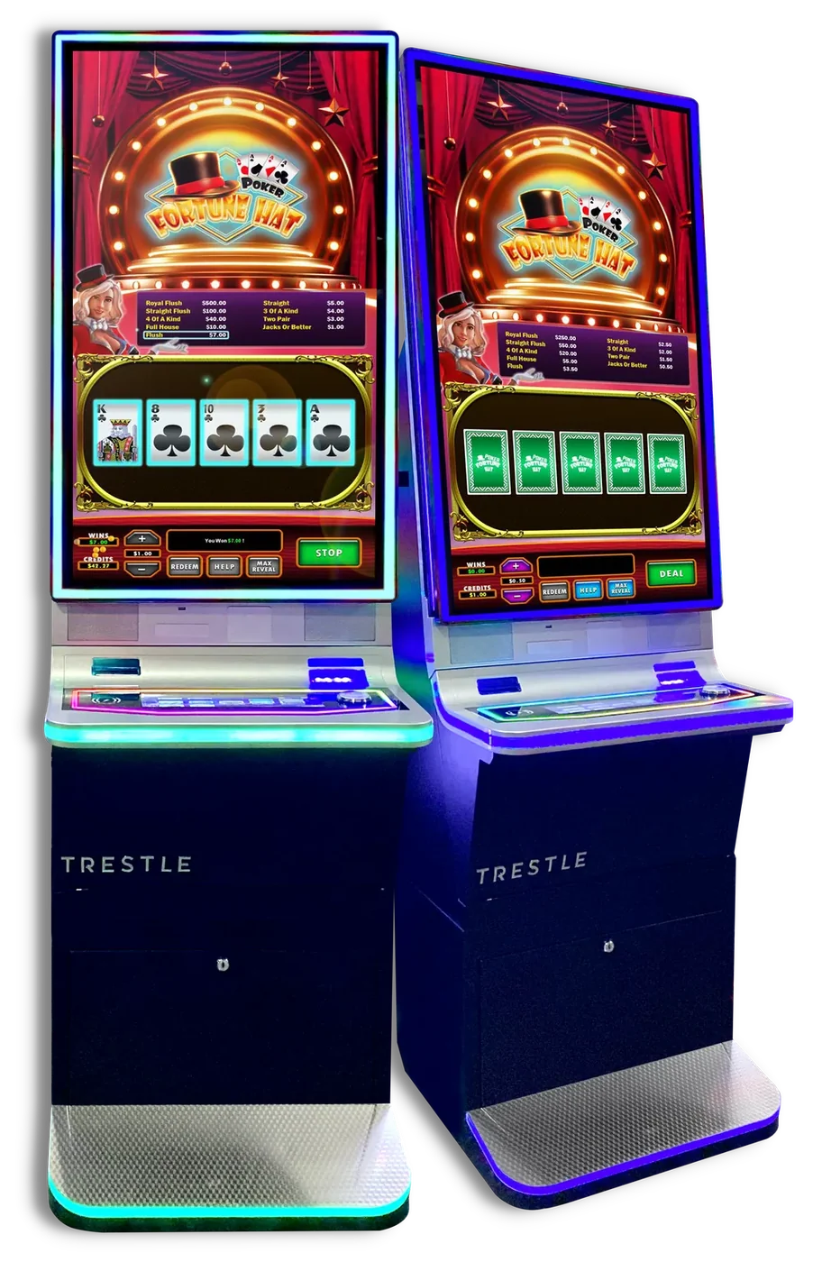 Trestle Gaming cabinets for West Virginia