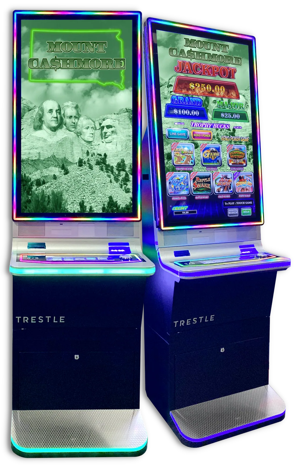 Trestle Gaming cabinets for South Dakota