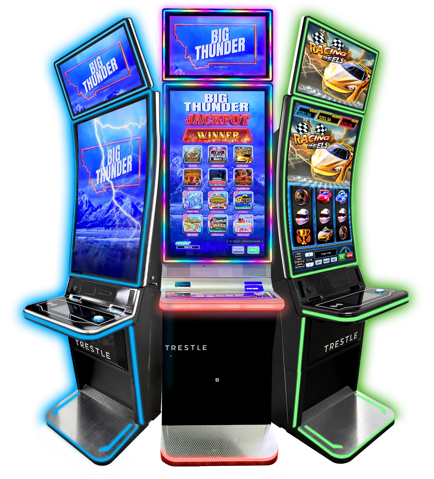 Trestle Gaming cabinets for Montana